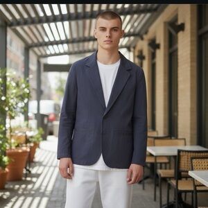 Classic Blue Men's Blazer